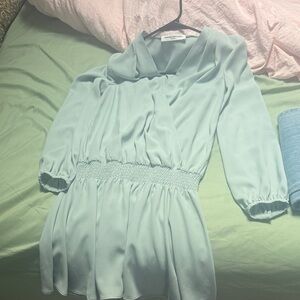 Amanda Uprichard Light green Mini Dress